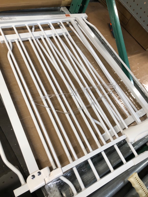 Photo 1 of *FOR PARTS ONLY*  READ NOTES
Fairy Baby Extra Wide Baby Gate for Dogs Pressure Monuted Safety Gate for Living Room, Fits 62 Inch to 67 Inch with Pressure Mounted Extention Kit, White
