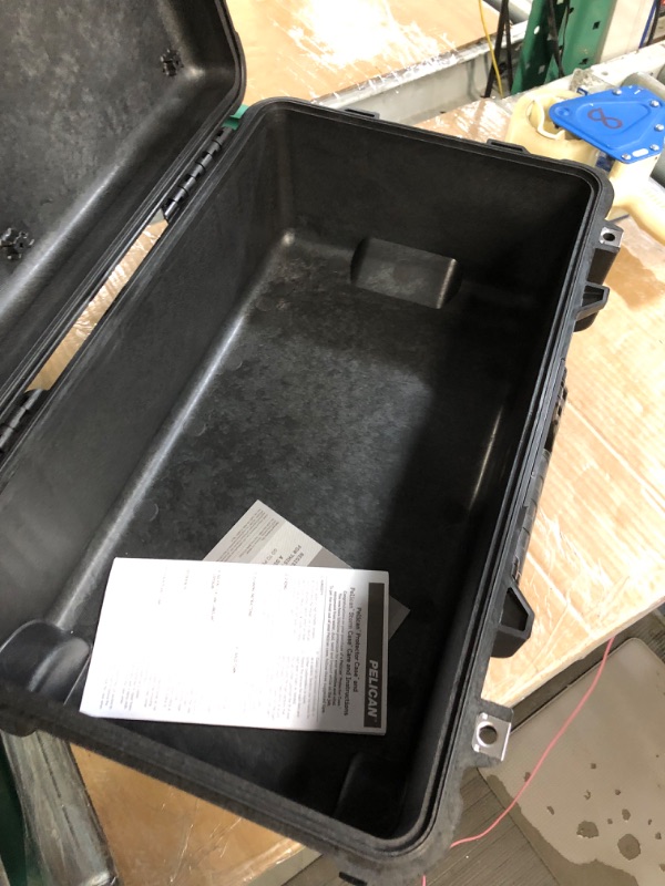 Photo 1 of Pelican 1510 Case With Foam (Black) Black Case Only With Foam