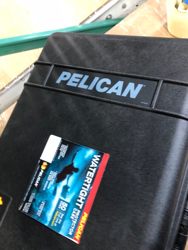 Photo 3 of Pelican 1510 Case With Foam (Black) Black Case Only With Foam