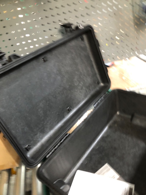 Photo 1 of Pelican 1510 Case With Foam (Black) Black Case Only With Foam