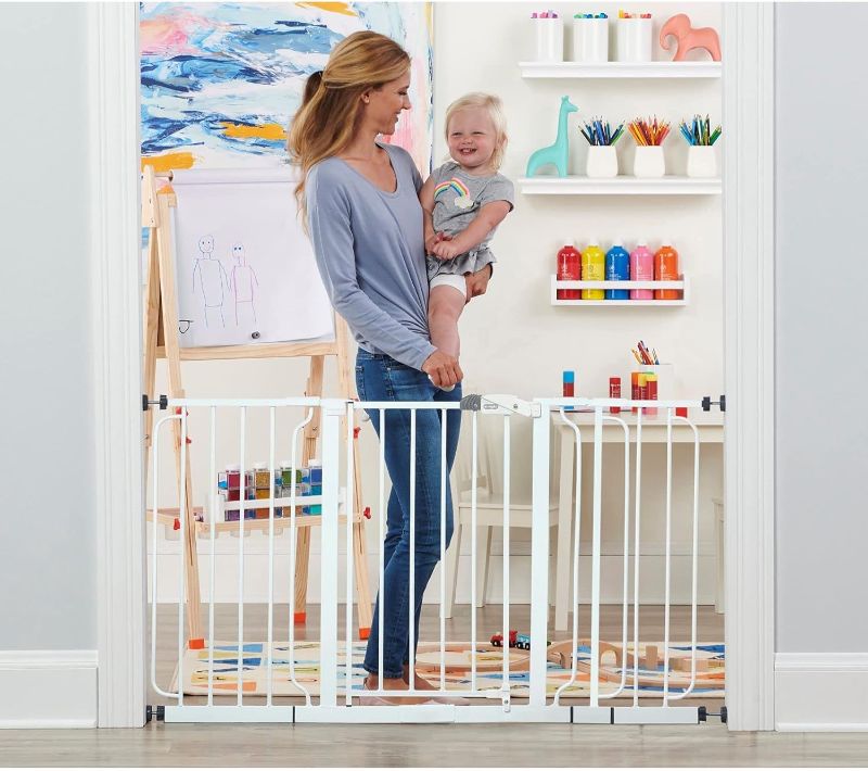 Photo 1 of  Regalo 56-Inch Extra WideSpan Walk Through Baby Gate