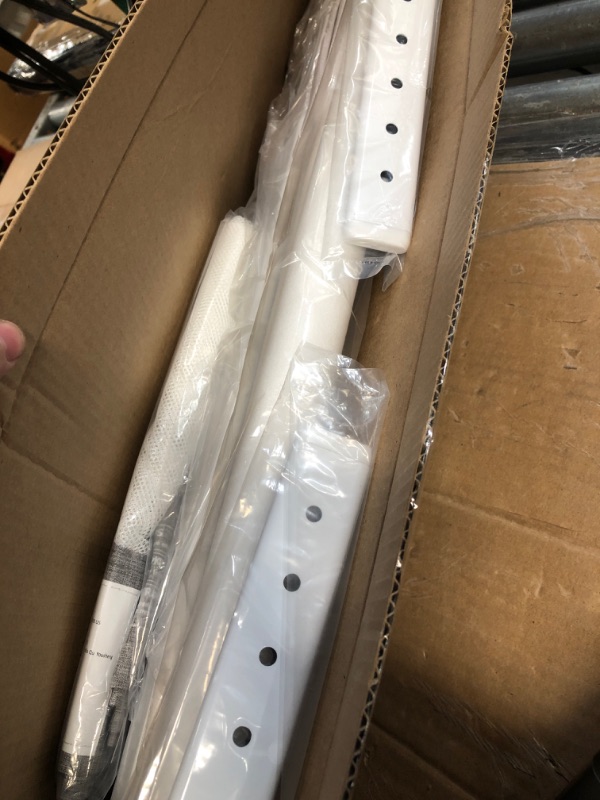 Photo 2 of ***USED - LIKELY MISSING PARTS - UNABLE TO VERIFY FUNCTIONALITY***
Bed Rail for Toddlers, Queen Bed Toddler Rail, Bed Guard Rail for Toddlers King Size Bed, Infants Safety Bed Guardrail, Baby Protector Rail with Breathable Fabric (77"- Pack of 1) 77 Inch