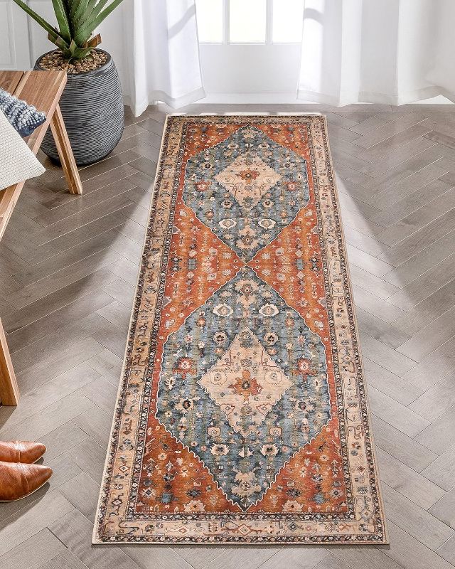 Photo 1 of   (STOCK PHOTO FOR SAMPLE ONLY) - Boho Tribal Runner Rug