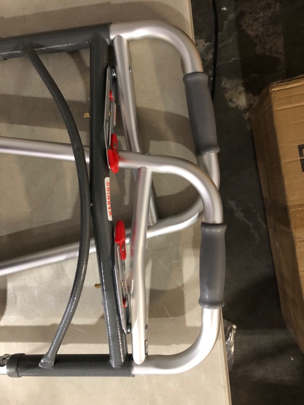 Photo 1 of ***MISSING PIECES**MISSING WHEELS***
Drive Medical PreserveTech Deluxe Two Button Folding Walker with 5" Wheels