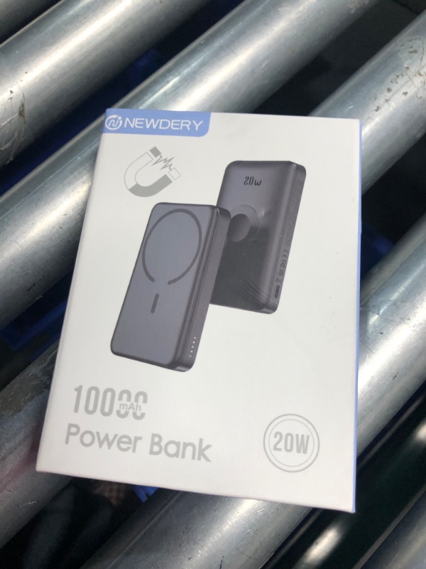 Photo 2 of ***STOCK PHOTO REFERENCE ONLY******MISSING CHARGER***NEWDERY Portable Charger for Apple Watch, 10000mAh Power Bank Built-in Cables, USB C PD 20W Fast Charging Travel Battery Pack for All iWatch, iPhones, iPad, Samsung More Phones Tablets