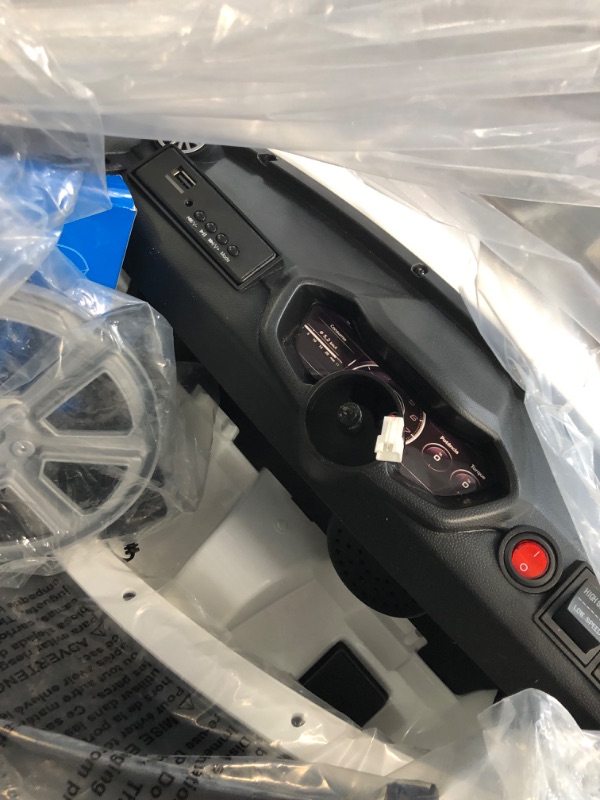 Photo 1 of **PREV USED***Costzon Kids Ride On Car, 12V Licensed Audi TT RS, Battery Powered Electric Ride On Vehicle w/Parental Remote Control, MP3, Lights, Horn, Opened Doors, High/Low Speeds, White