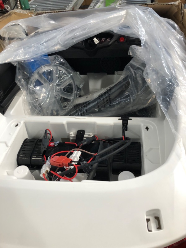 Photo 1 of **PREV USED***Costzon Kids Ride On Car, 12V Licensed Audi TT RS, Battery Powered Electric Ride On Vehicle w/Parental Remote Control, MP3, Lights, Horn, Opened Doors, High/Low Speeds, White
