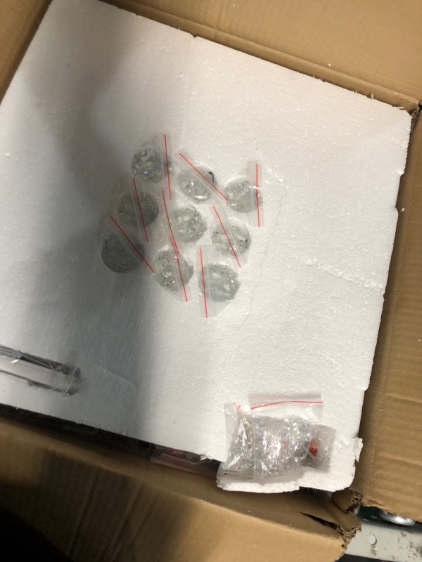 Photo 1 of REDSTAR 16" Bright Led Chandelier Flush Mount with Remote Control, Any Warm/Natural/White Color Temp & Brightness Adjustable, Modern Crystal Ceiling Light for Bedroom Dinning and Living Rooms A228-15in