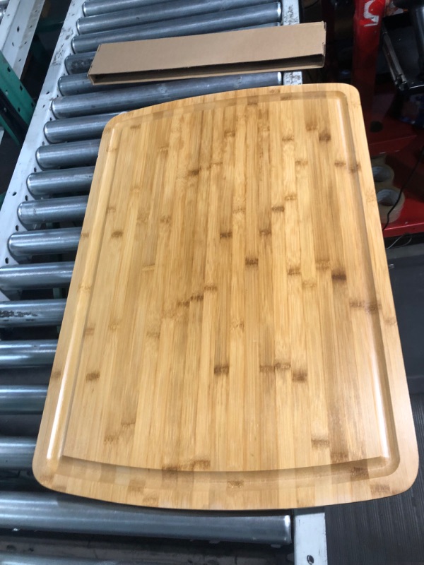 Photo 4 of Fashionwu Noodle Board Stove Cover for Gas Stove and Electric Stove, Wood Stove Top Cover Cutting Baord, Bamboo Work Surface Over Sink