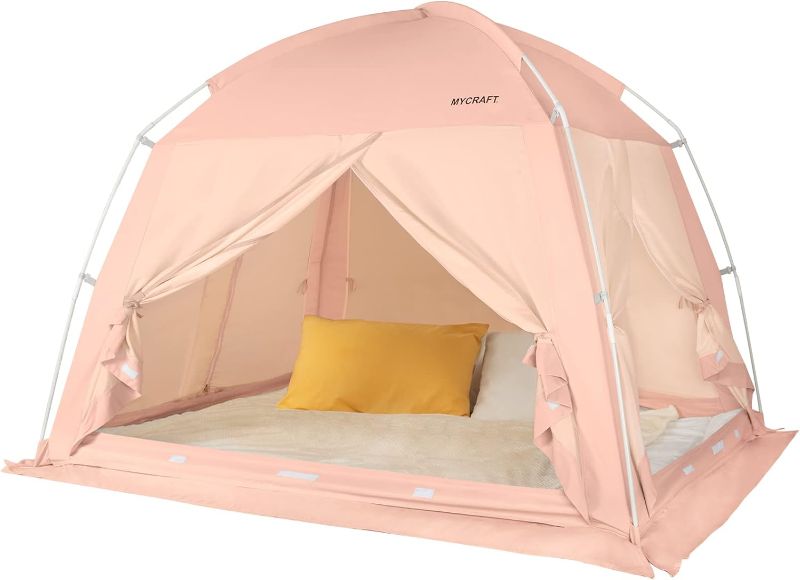 Photo 1 of **UNKOWN SIZE
MYCRAFT Indoor Bed Tent, pink 