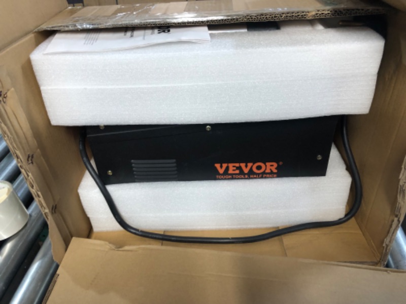 Photo 7 of **prev used 
VEVOR Plasma Cutter, 50Amp, Air Cutting Machine with Plasma Torch, 110V/220V Dual Voltage AC IGBT Inverter Metal Cutting Equipment for 1/2" Clean Cut Aluminum and Stainless Steel, Black