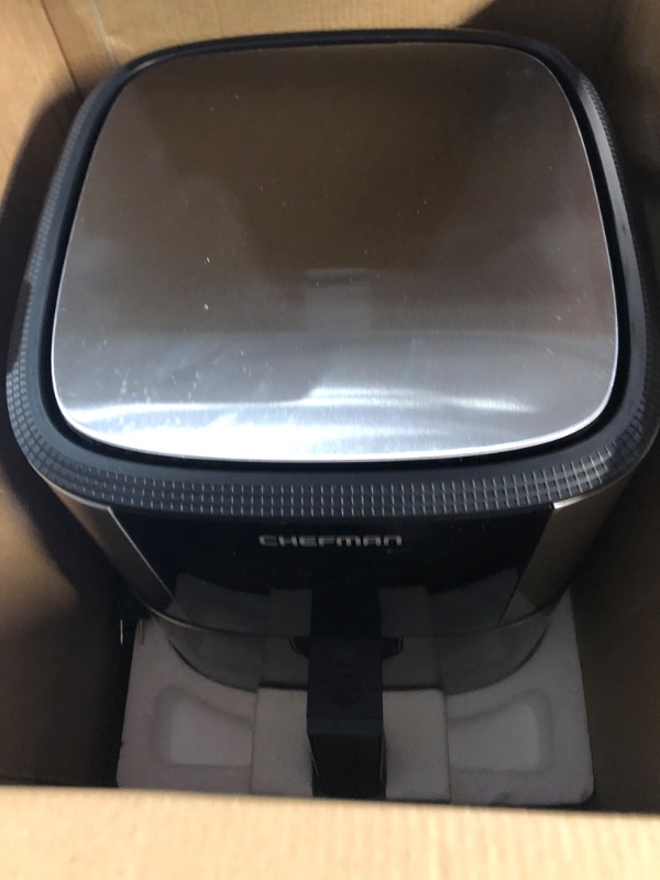 Photo 2 of **NON-REFUNDABLE** // **SALE FINAL**  
Chefman TurboFry Touch Air Fryer, Large 5-Quart Family Size