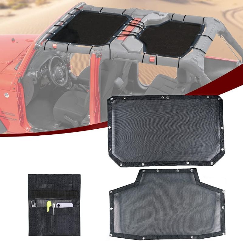 Photo 1 of Front & Rear JK Top Sunshade Compatible with Jeep