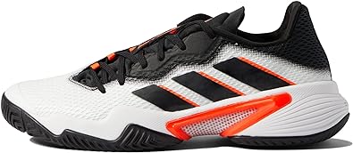 Photo 1 of adidas Men's Barricade Clay Tennis Shoe 12 White/Core Black/Solar Red