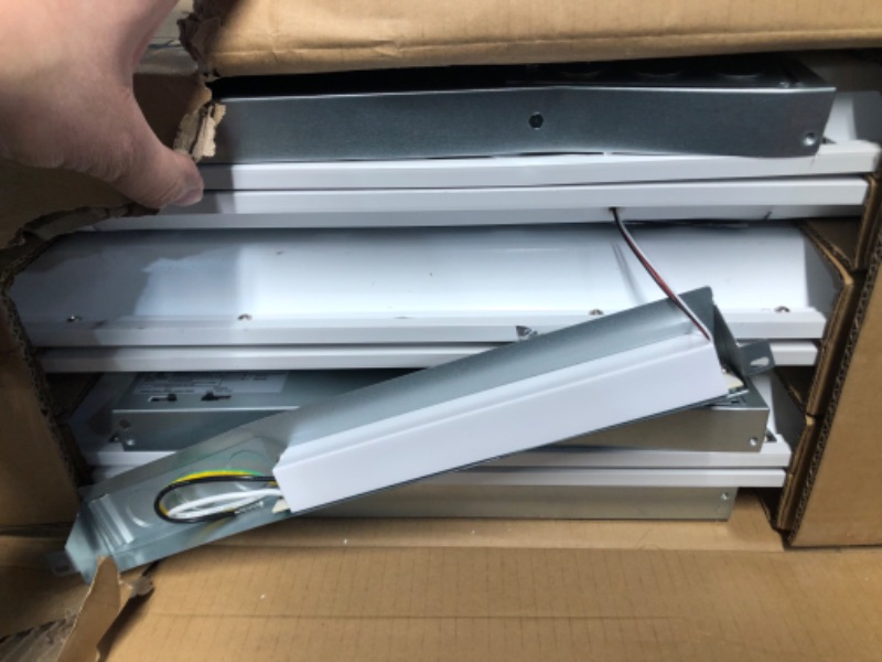 Photo 3 of **PARTS ONLY AND NON REFUNDABLE 
2x2 FT LED Light Flat Panel, 20/30/40W, CCT Selectable 30K | 35K | 40K | 50K | 65K, TRIAC Dimmable Recessed Drop Ceiling Lights, 2500/3750/5000 Lumens, Lay in Fixture, 120-277V, UL DLC(6 Pack)