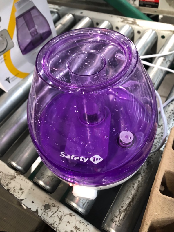 Photo 2 of **PREV USED AND DIRTY 
Safety 1st 360 Degree Cool Mist Ultrasonic Humidifier, Purple, Purple