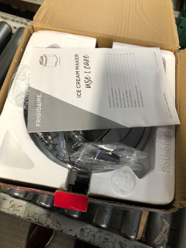 Photo 1 of Frigidaire Stainless Steel Ice Cream/Frozen Yogurt/Sorbet Maker EICMR020-SS