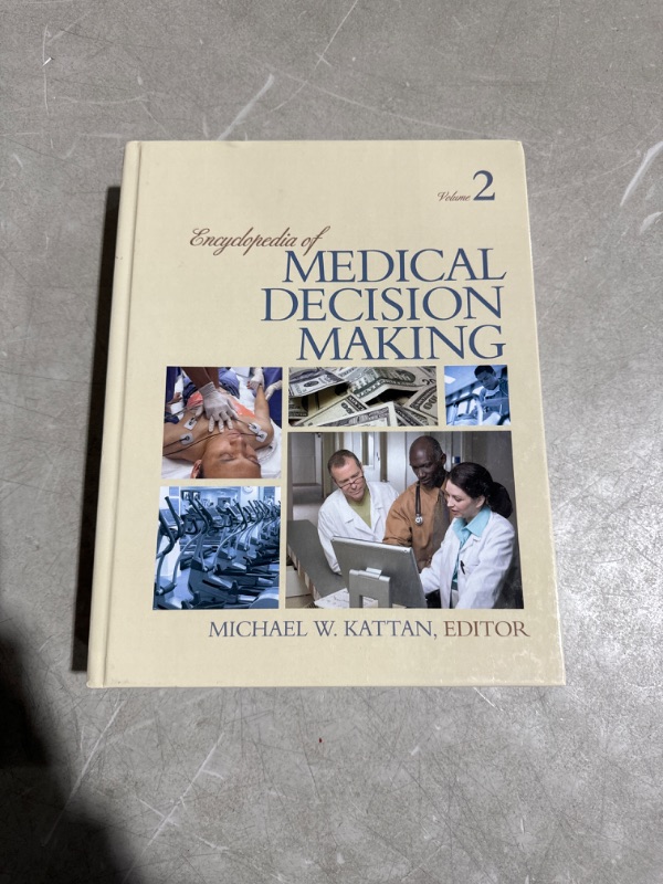 Photo 1 of **1 BOOK ONLY**Encyclopedia of Medical Decision Making