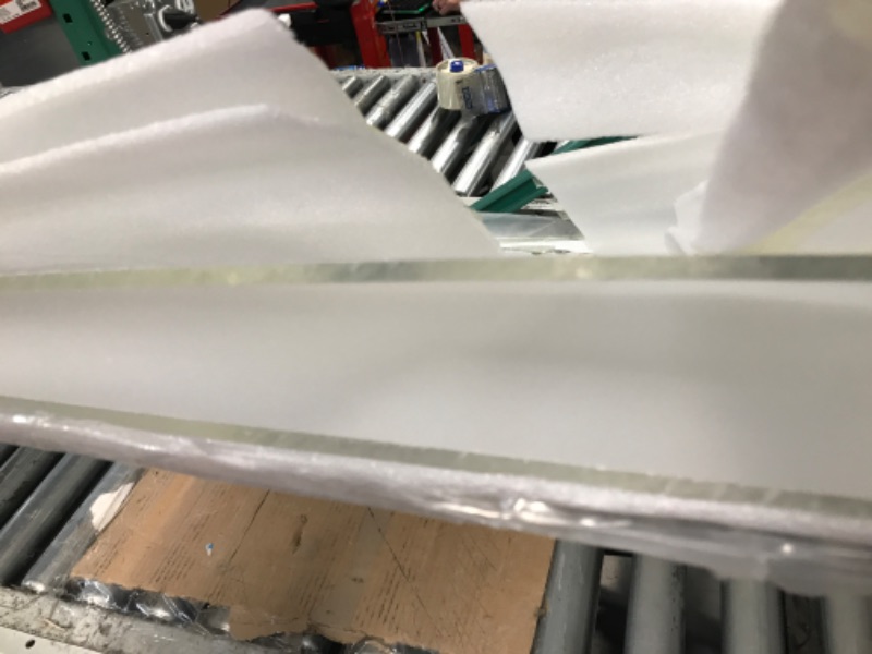 Photo 1 of Roowest 2 Pcs 36'' x 36'' Clear Acrylic Sheet Panels 1/4'' Thick Transparent Cast Sheet Plastic Panels Sheets Acrylic Board Acrylic Panel with Protective Film for Craft DIY Projects Sign