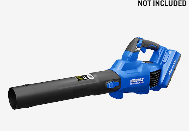 Photo 1 of **DOES NOT INCLUDE BATTERY JUST BATTERY CHARGER** 
Kobalt Gen4 80-volt 520-CFM 120-MPH Battery Handheld Leaf Blower
