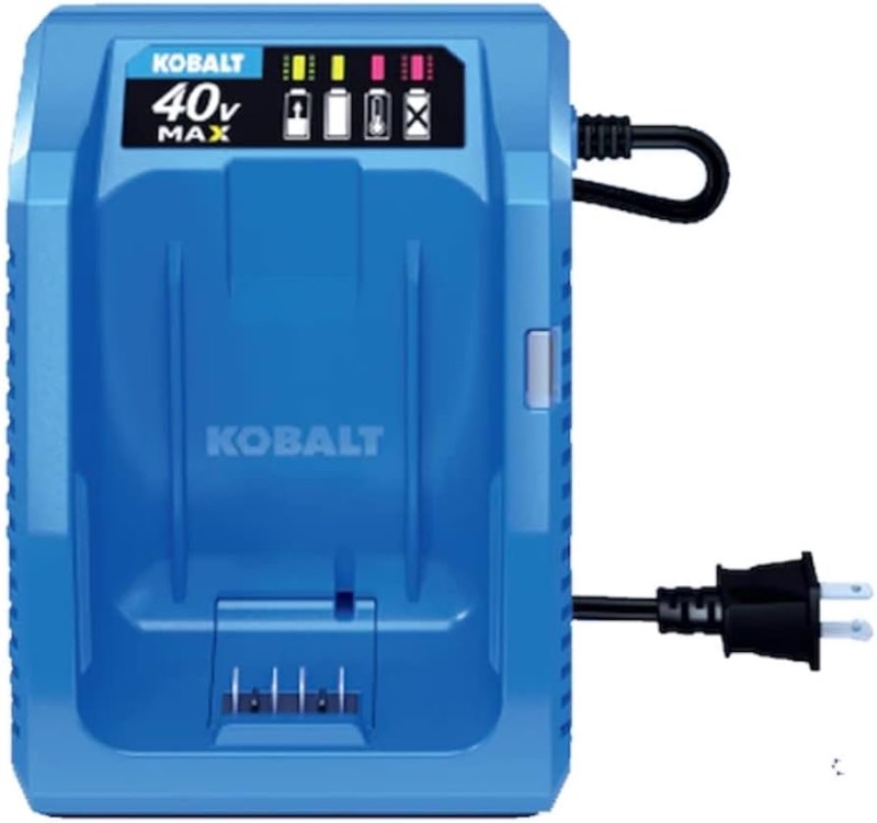 Photo 1 of **NOT EXACT SAME AS STOCK PHOTO**  Kobalt 40-Volt Power Equipment Battery Rapid Quick Charger Gen3