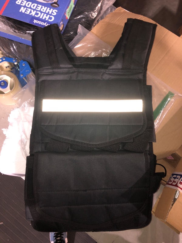 Photo 2 of (READ FULL POST) CAP Barbell 20-150 Lb Adjustable Weighted Vest, Regular and Short Options 40-Pound, Black