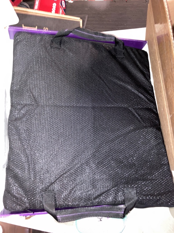 Photo 2 of (READF FULL POST) Purple Double Seat Cushion | Pressure Reducing Grid Designed for Ultimate Comfort | Designed for Office Chairs | Made in The USA
