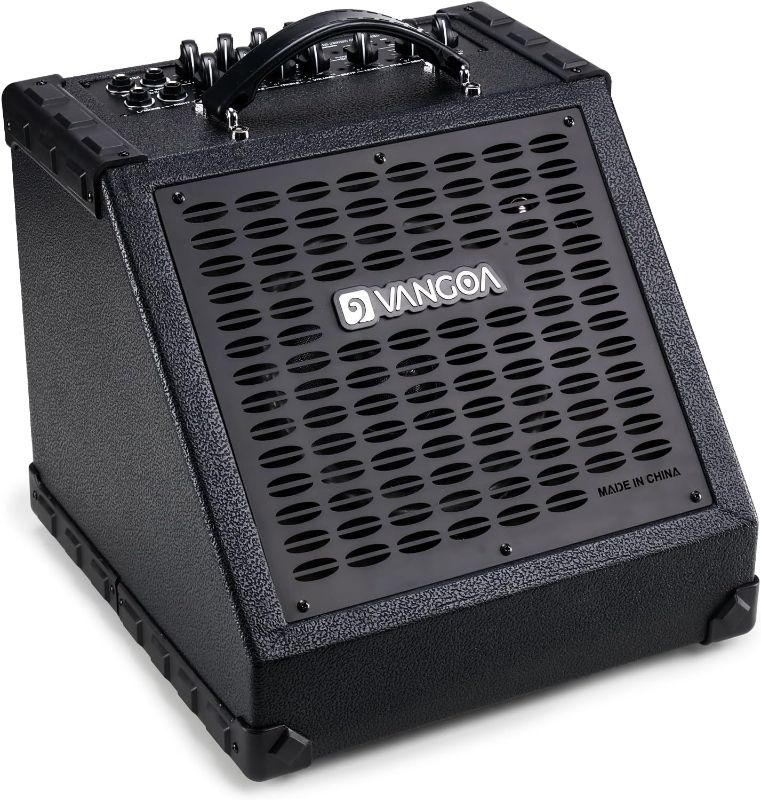 Photo 1 of (NON-REFUNDABLE) Vangoa Electric Drum Amp 65W Professional Wireless Electronic Drum Amplifier Speaker 3-Band EQ USB E Drum Personal Monitor Keyboard Speaker, Black
