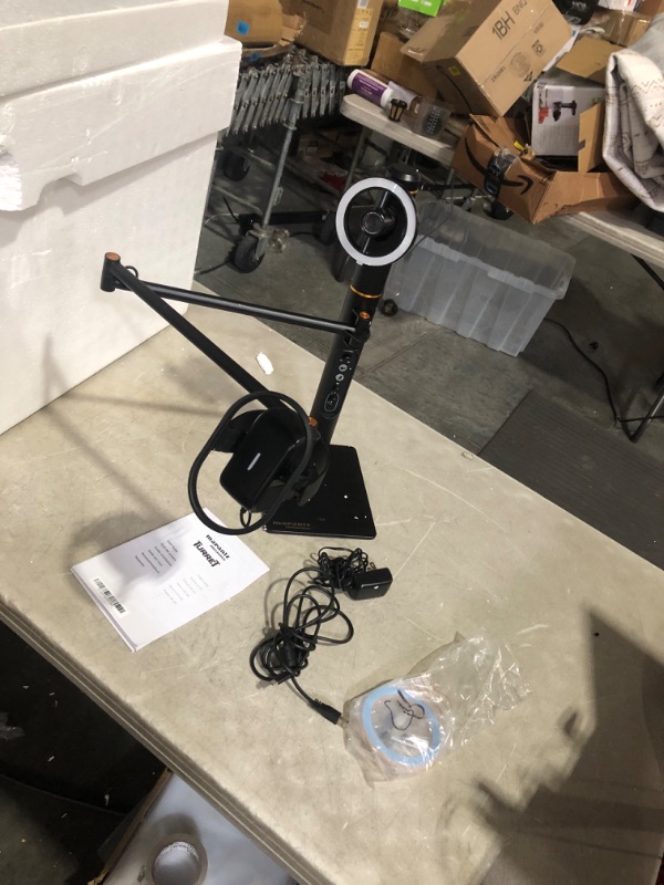 Photo 2 of ***USED - LIKELY MISSING PARTS - UNABLE TO VERIFY FUNCTIONALITY***
Marantz Professional Turret - USB-C Broadcast Video System with Full HD Webcam (H.264 Video Compression), USB Condenser mic (48kHz/16-bit) and pop Filter, Dimmable LED Light Ring & Interna