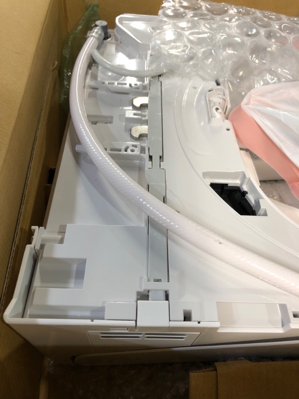 Photo 3 of (PARTS ONLY NO REFUNDS) TOTO SW3084#01 WASHLET C5 Electronic Bidet Toilet Seat with PREMIST and EWATER+ Wand Cleaning, Elongated, Cotton White C5 Elongated Cotton White Toilet Seat