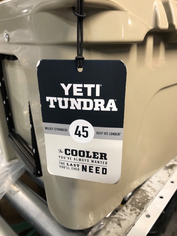 Photo 3 of (PREVIOUSLY OPENED BUT SEEMS LIKE, SEE NOTES) YETI Tundra 45 Cooler A2 Desert Tan