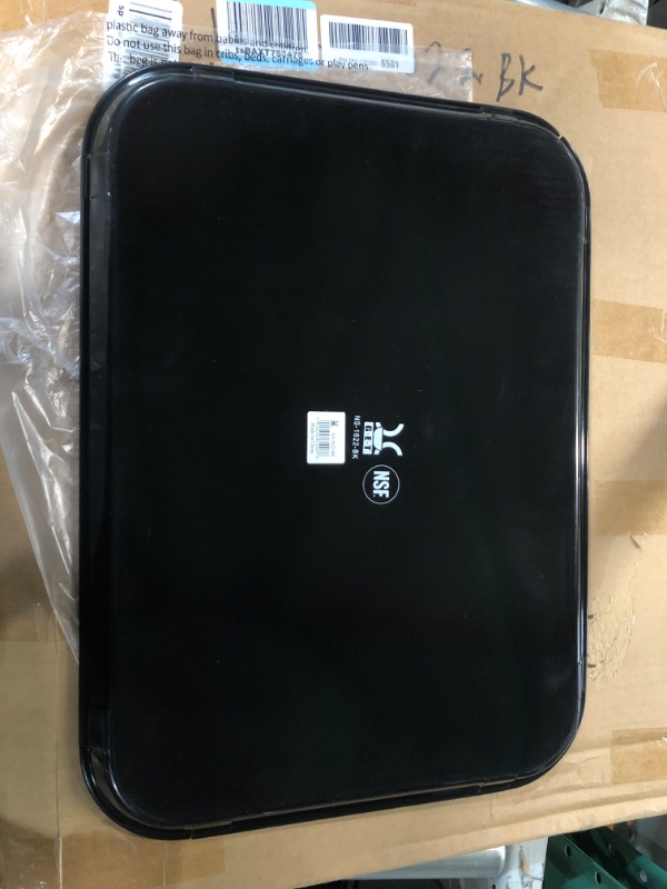 Photo 3 of (SEE NOTES) G.E.T. NS-1622-BK Black 16 inch x 22 inch Serving Tray