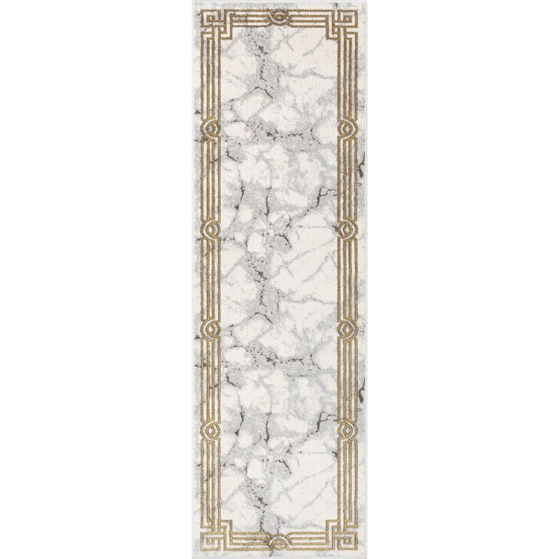 Photo 1 of ***USED - DIRTY - NO PACKAGING***
Well Woven Fairmont Huntington Retro Mosaic Marble Pattern Area Rug
