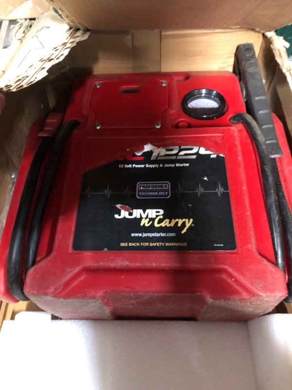 Photo 3 of Jump-N-Carry JNC1224 3400/1700 Peak Amp 12/24V Jump Starter and Charging Cord 3400 Amp 12/24V Jump Starter + Charging Cord