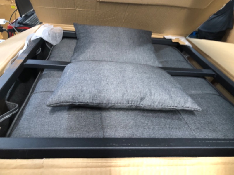 Photo 1 of Saemoza Sleeper Sofa Bed, 4 in 1 Multi Function Single Folding Ottoman Bed,