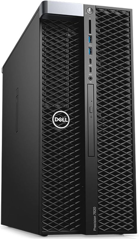 Photo 1 of Dell Precision 7820 Tower Workstation, Intel Xeon Silver 4114 10-Core 2.2GHz, 192GB RAM, 1TB SSD + 3TB HDD, Nvidia Quadro P2000 5GB, Windows 10 Pro 64-bit