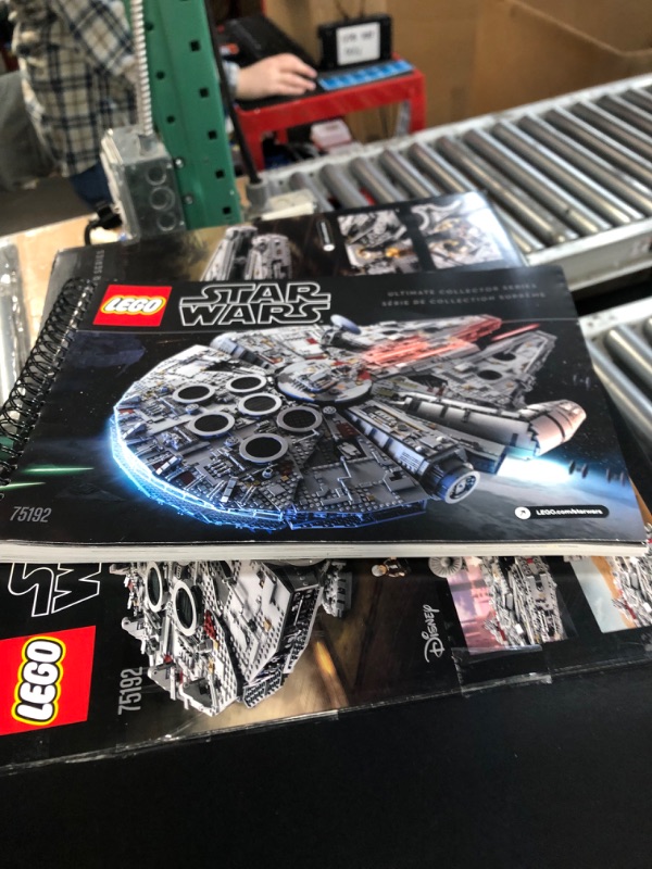 Photo 4 of (PARTS ONLY/NO REFUNDS) LEGO Star Wars Ultimate Millennium Falcon 75192 Expert Building Kit and Starship Model, Best Gift and Movie Collectible for Adults (7541 Pieces)