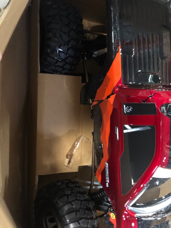 Photo 2 of **damaged**Redcat Racing Everest-10 Electric Rock Crawler with Waterproof Electronics, 2.4Ghz Radio Control (1/10 Scale), Red/Black