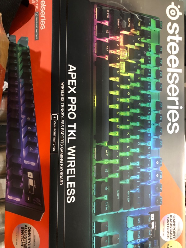 Photo 3 of Apex Pro 2023 TKL Wireless Keyboard with RGB Backlighting