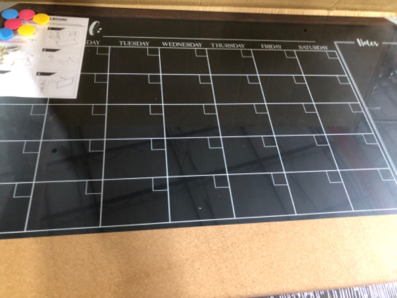 Photo 3 of 4 THOUGHT Chalkboard Calendar and Cork Board Combo, 24" x 36" 