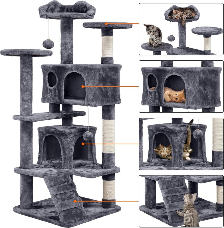 Photo 1 of (READ FULL POST) Yaheetech 51" Cat Tree Tower Condo Furniture Scratch Post