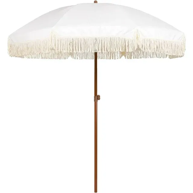 Photo 1 of AMMSUN 7ft Patio Umbrella with Fringe