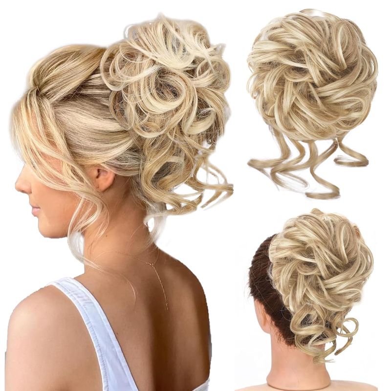 Photo 1 of * NON REFUNDABLE* Messy Bun Hair Piece 2PK