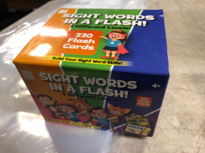 Photo 1 of Hapinest Sight Words Flash Cards Set | 220 Flashcards for Learning to Read for Preschool, Kindergarten, 1st, 2nd, and 3rd Grade Kids