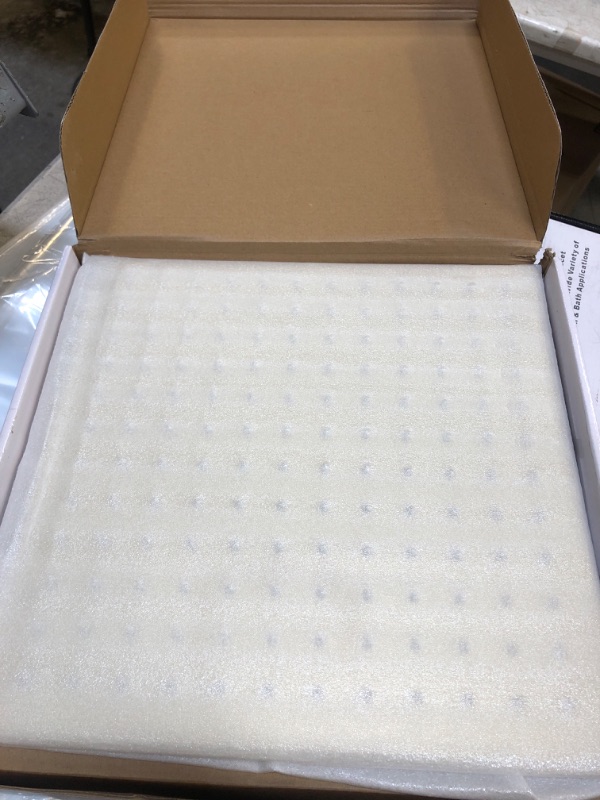 Photo 1 of GGStudy Rain Shower Head Brushed Gold with Extension Arm 12 Inch Square Shower Head with 16 Inch Shower Arm Large Stainless Steel Rainfall Showerhead Waterfall Full Body Coverage 12inch Brushed Gold