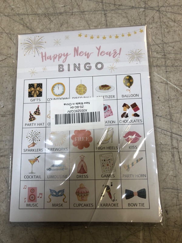 Photo 1 of HAPPY NEW YEAR BINGO GAME