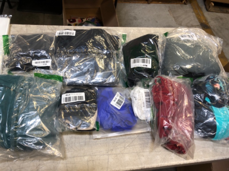 Photo 1 of ASSORTED USED CLOTHING BAG LOT, VARIOUS SIZES AND VARIOUS COLORS, ALL SOLD AS IS