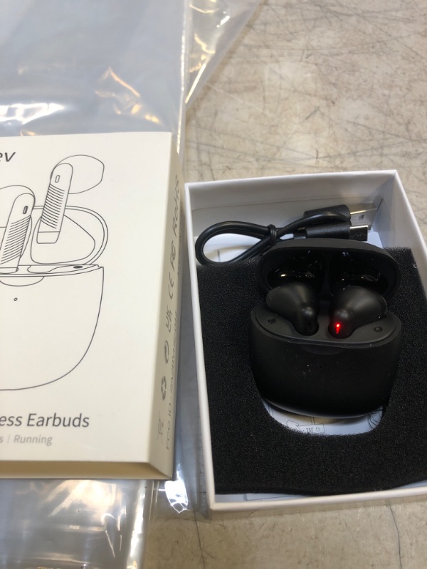 Photo 2 of Wireless Earbuds, Bluetooth 5.3 Headphones HI-FI Stereo, Wireless Earphones 35H Playtime Type-C Fast Charging, In Ear Headphones with CVC 8.0 Noise Reduction, IP7 Waterproof, Touch Control, Tiny Size