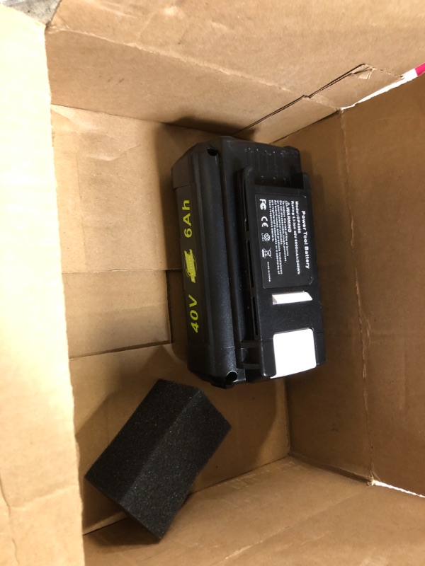Photo 1 of 40V 6000mAh Lithium Battery Replacement for All Ryobi 40-Volt Power Tools