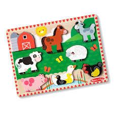 Photo 1 of Farm Animals Chunky Puzzle - 8 Pieces